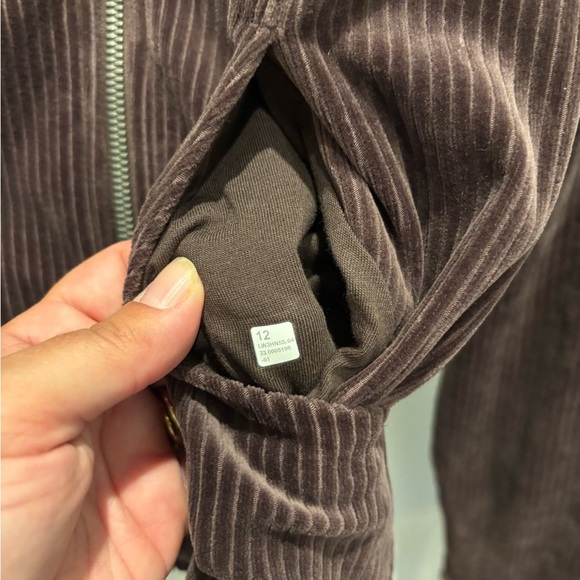 Lululemon Scuba Track Jacket *Velvet Cord - Picture 3 of 4
